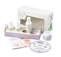 Organic baby massage gift set – fit for a Prince or Princess!